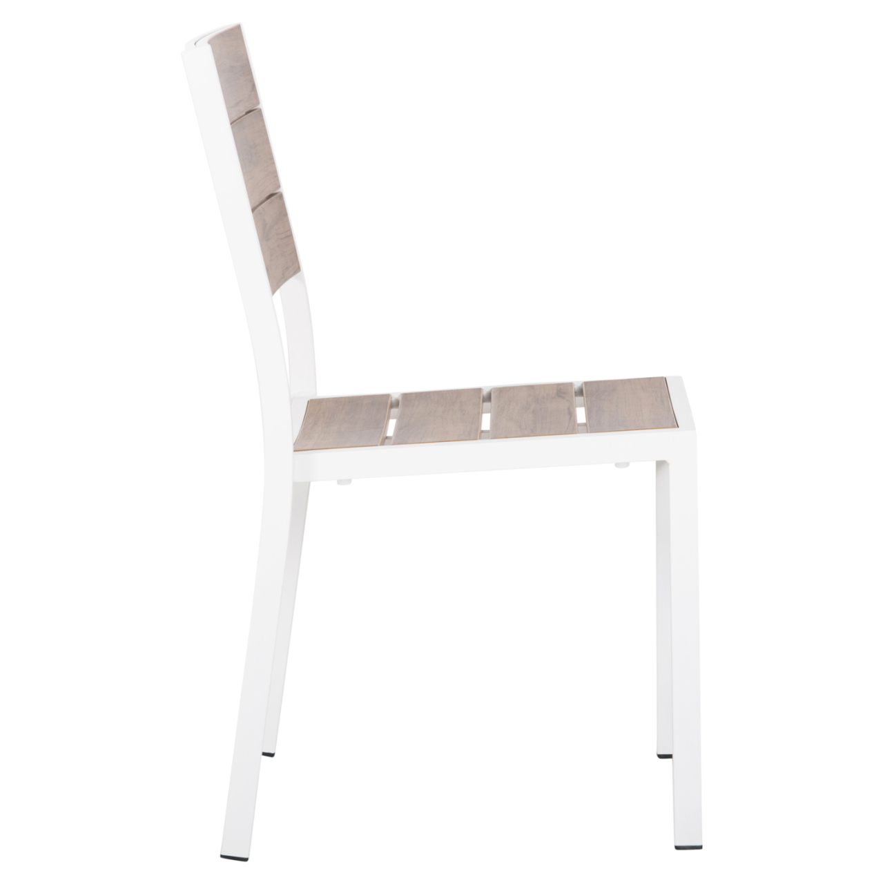 ALUMINUM CHAIR SAGA HM6063.01 WHITE WITH POLYWOOD 46x52x86Hcm. [4]