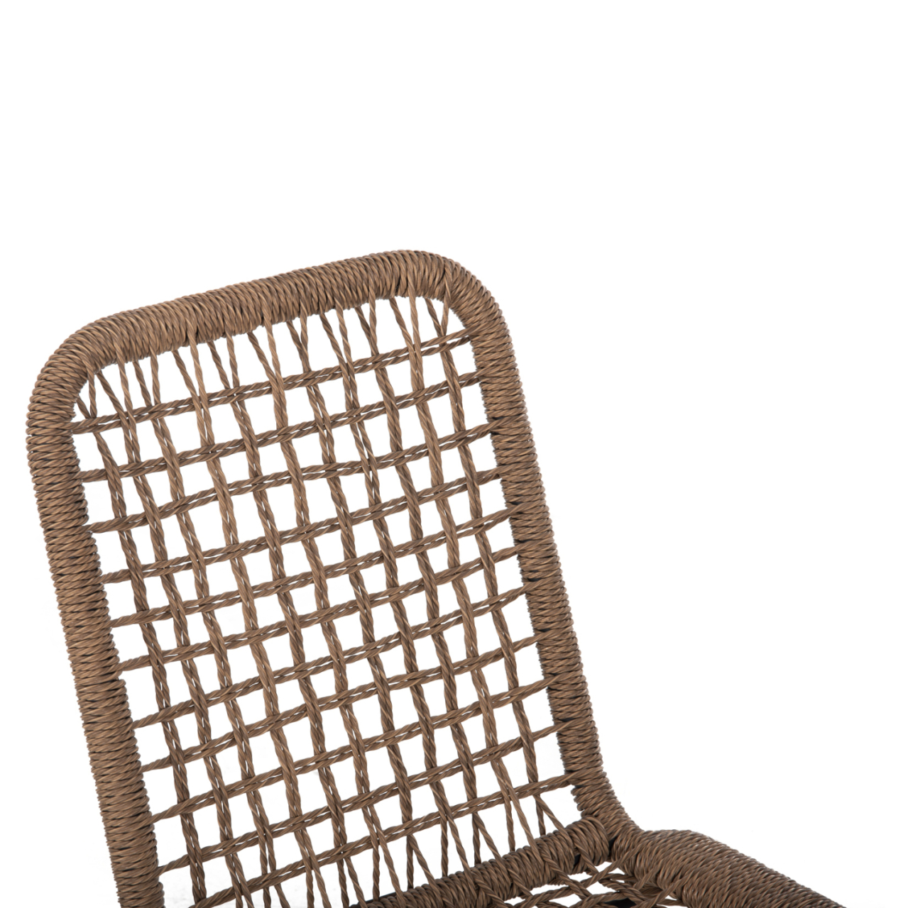 ALUMINUM CHAIR SPANO HM6047 ANTHRACITE FRAME- BEIGE SYNTHETIC RATTAN 46x59x80Hcm. [7]