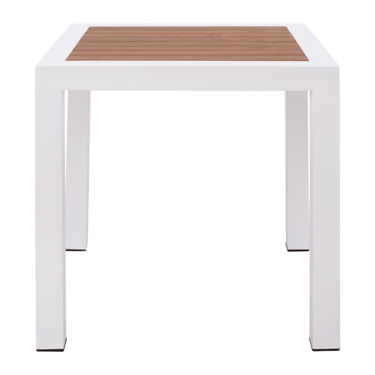 Aluminum Coffee Table SABRA HM5403.01 White with Polywood 45Χ45Χ45,5H [3]