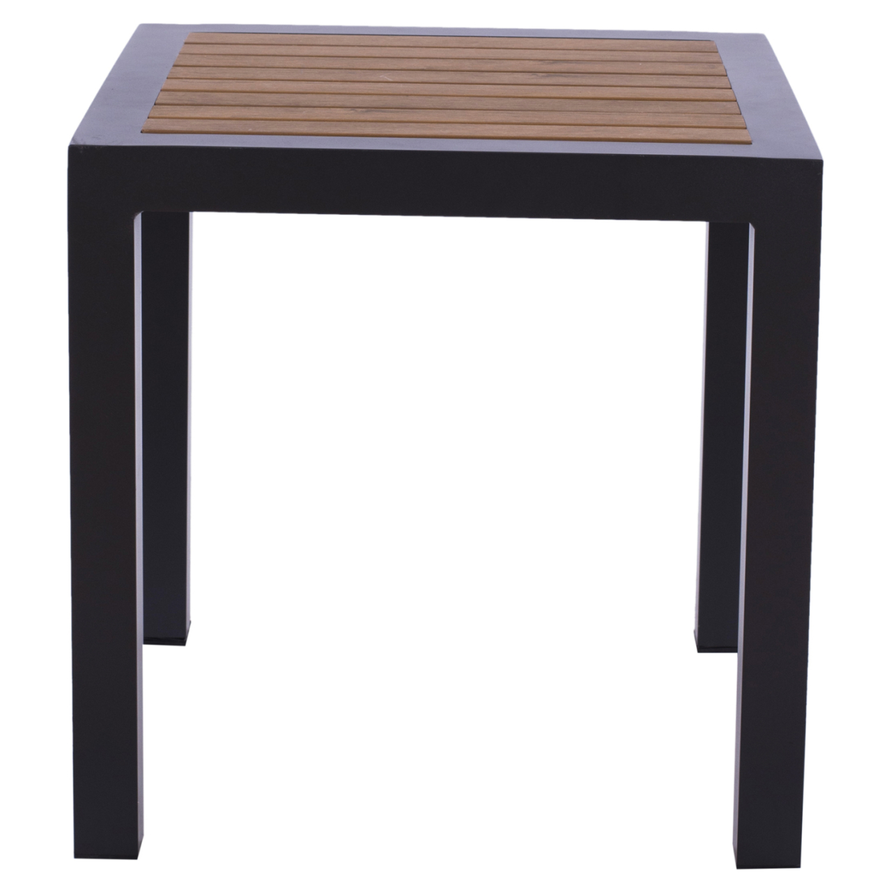 Aluminum Coffee Table SABRA HM5403.02 Grey with Polywood 45Χ45Χ45,5H [3]