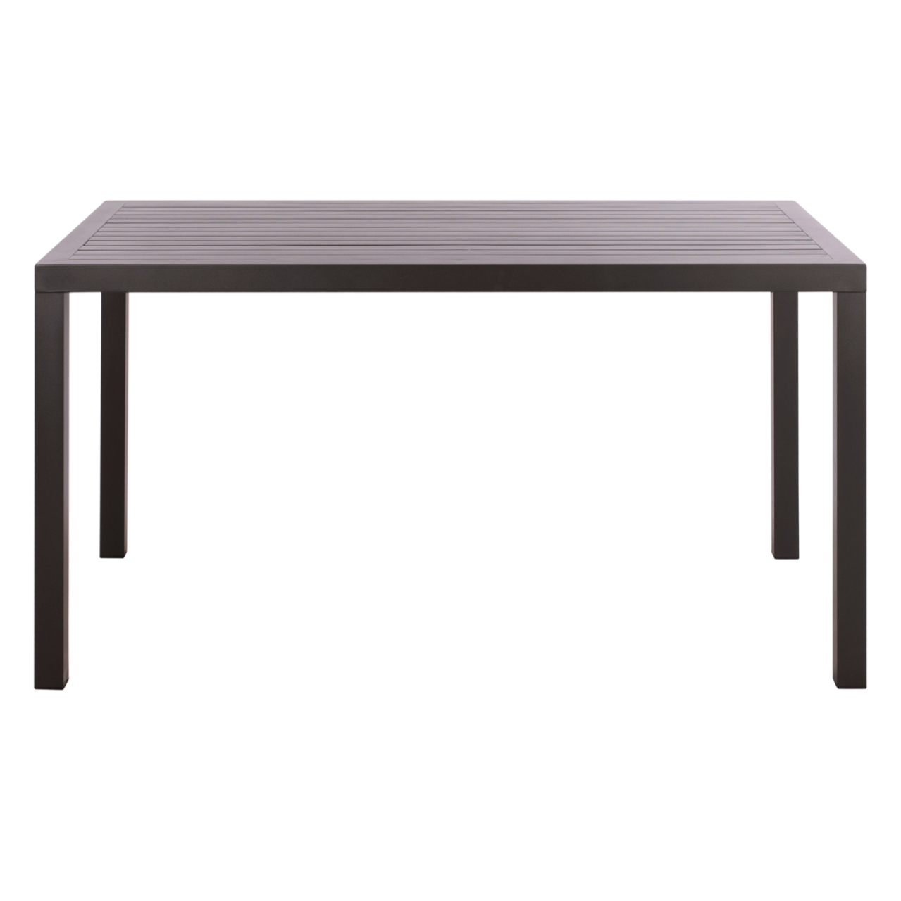 ALUMINUM DINING TABLE SAHIRA HM5571.02 DARK GREY 140Χ80X75.5Hcm. [3]