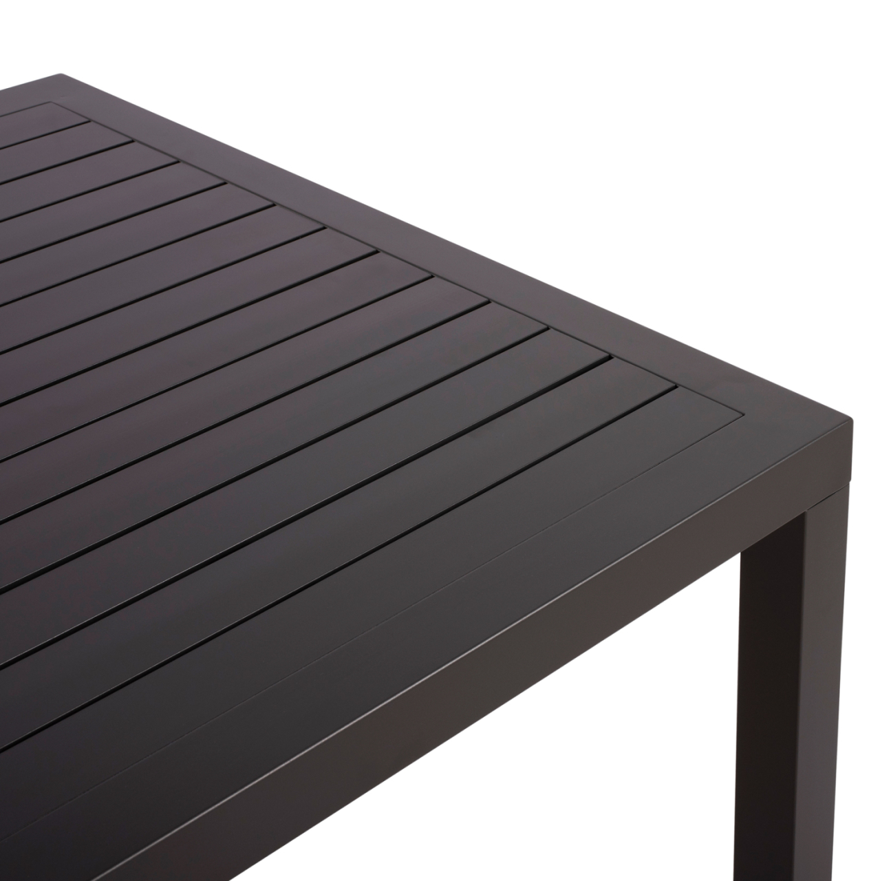 ALUMINUM DINING TABLE SAHIRA HM5571.02 DARK GREY 140Χ80X75.5Hcm. [6]