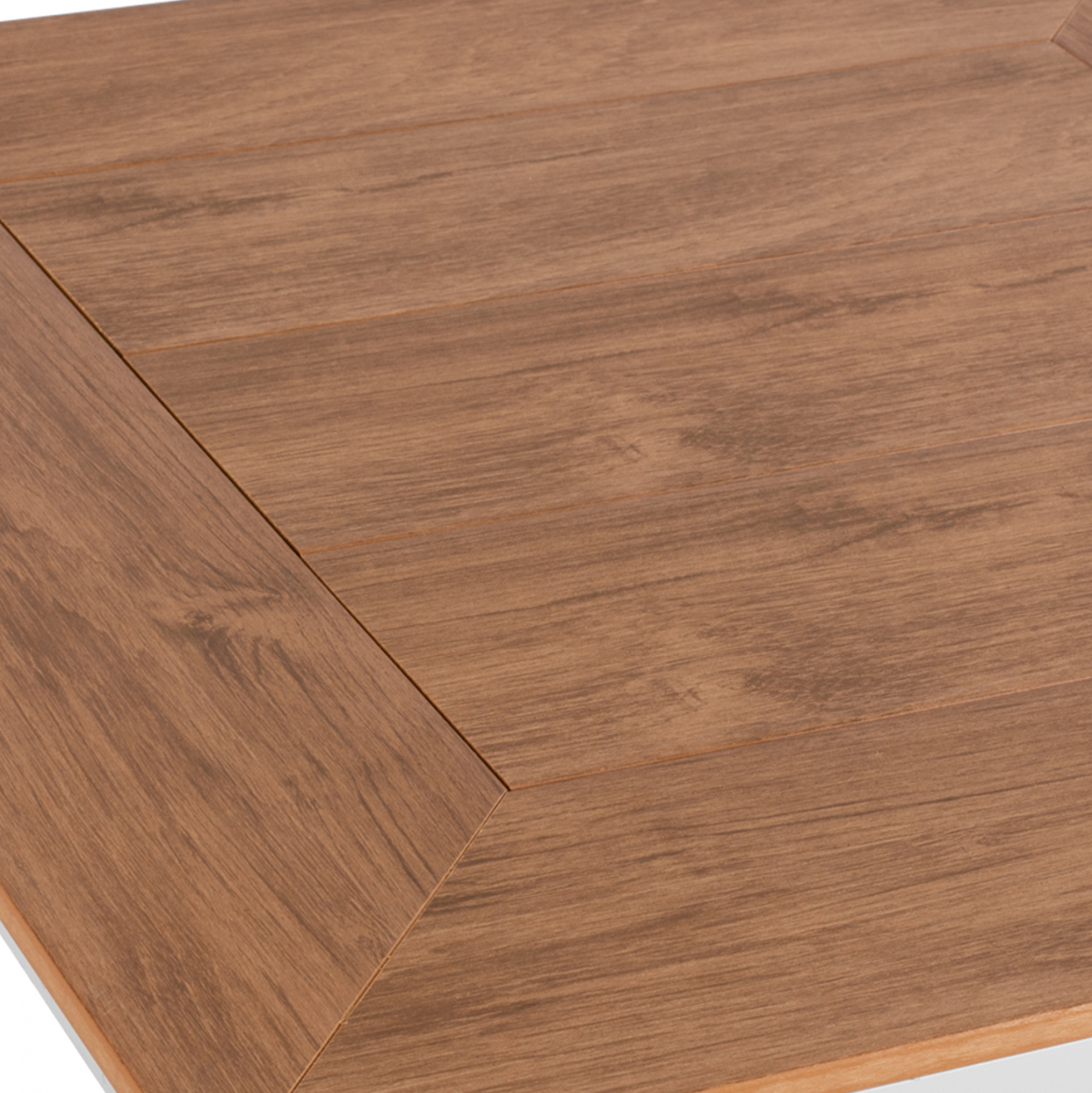ALUMINUM DINING TABLE SQUARE TABER ΗΜ5563.01 WHITE WITH POLYWOOD TOP 80x80x73Hcm. [6]