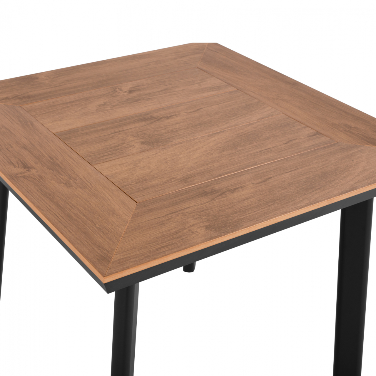 ALUMINUM DINING TABLE SQUARE TABER HM5563.02 DARK GREY WITH POLYWOOD TOP 80x80x73Hcm. [4]