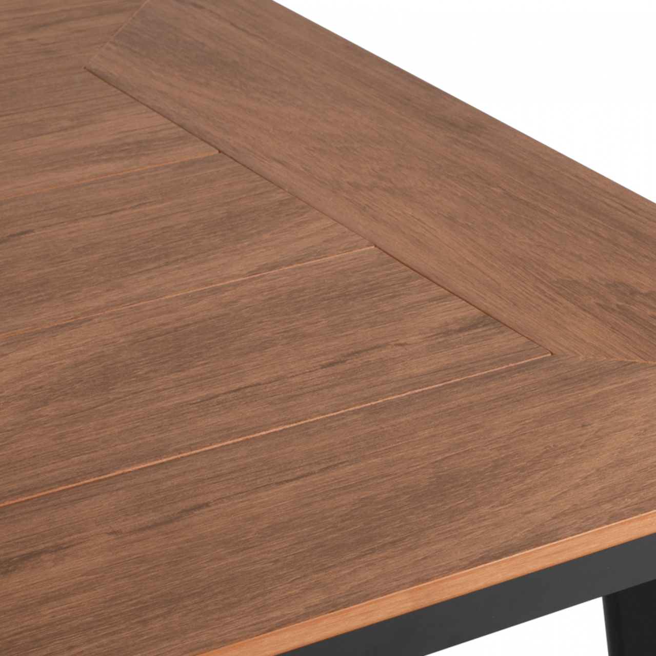 ALUMINUM DINING TABLE SQUARE TABER HM5563.02 DARK GREY WITH POLYWOOD TOP 80x80x73Hcm. [6]
