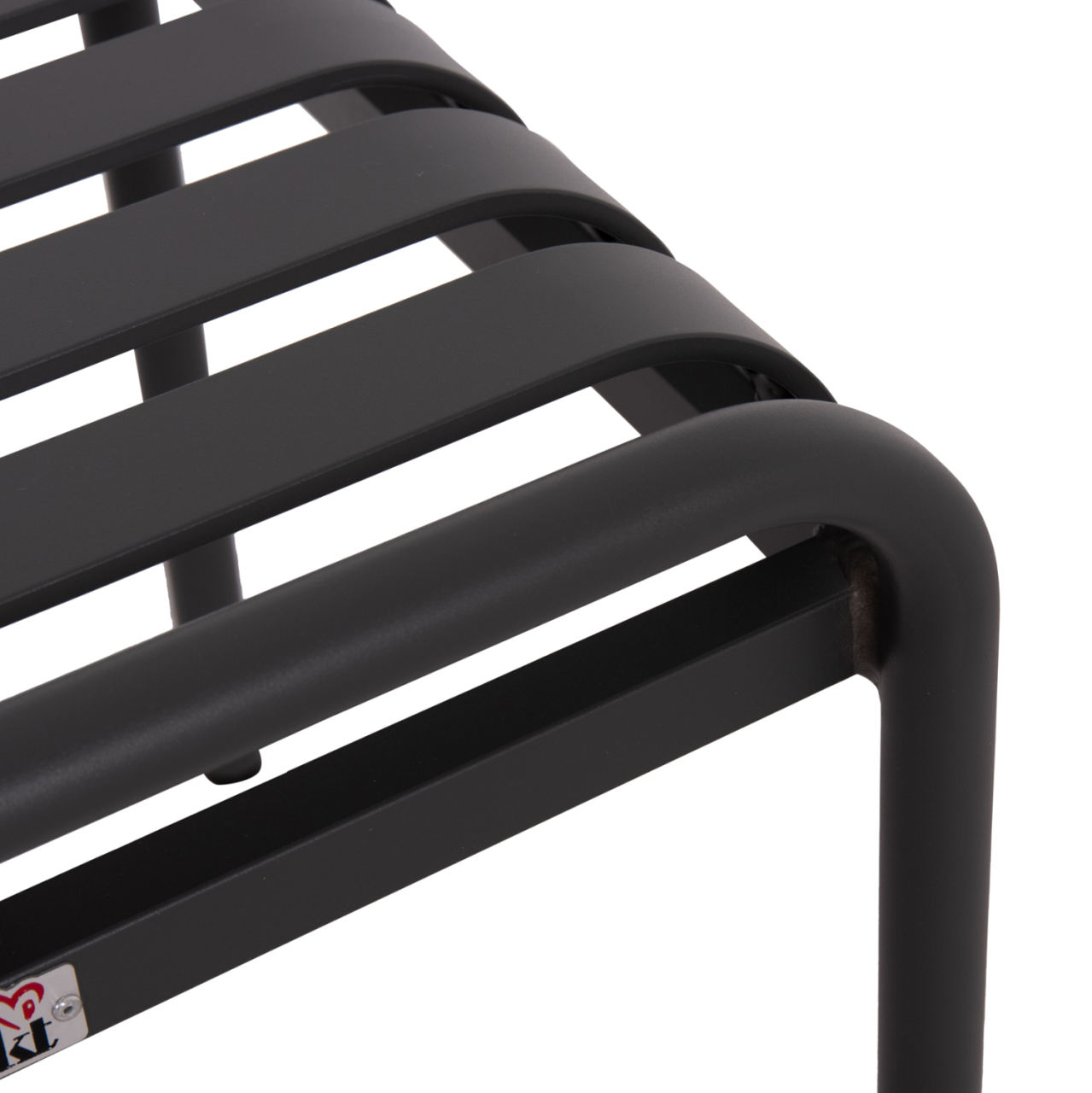 ALUMINUM STOOL RACHEL HM6340.01 GREY COLOR 45x45x46Hcm. [10]