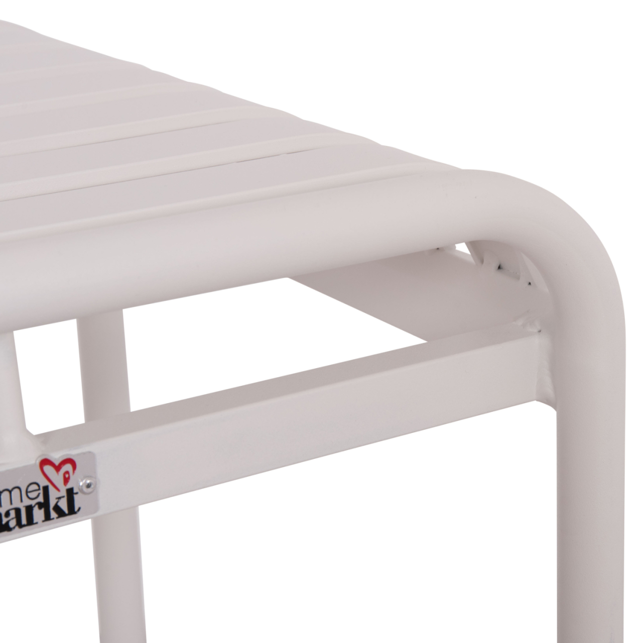ALUMINUM STOOL RACHEL HM6340.02 WHITE COLOR 45x45x46Hcm. [10]