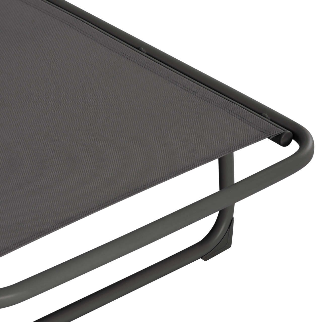 ALUMINUM SUNBED RIBEN WITH TESLIN FABRIC and WHEELS HM6293.01 GREY COLOR 210x78x91Hcm. [8]