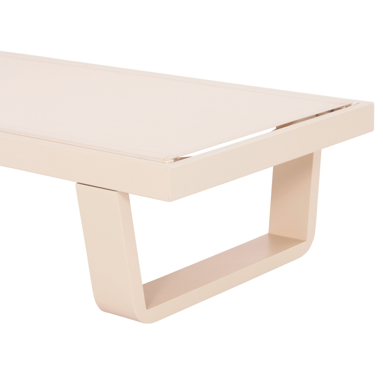 ALUMINUM SUNBED RICKON WITH TESLIN FABRIC HM6292.04 CHAMPAGNE COLOR 198x61,5x97Hcm. [8]