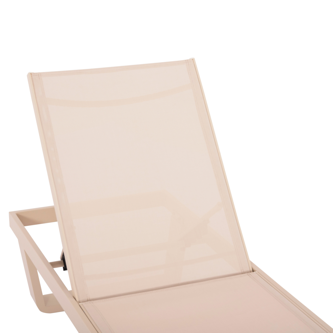 ALUMINUM SUNBED RICKON WITH TESLIN FABRIC HM6292.04 CHAMPAGNE COLOR 198x61,5x97Hcm. [7]