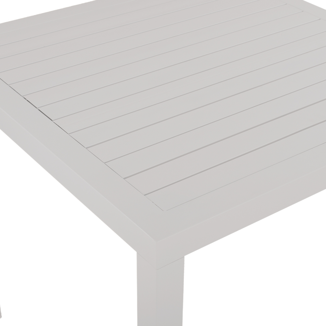 Aluminum Table 120x80 White HM5570.01 [4]