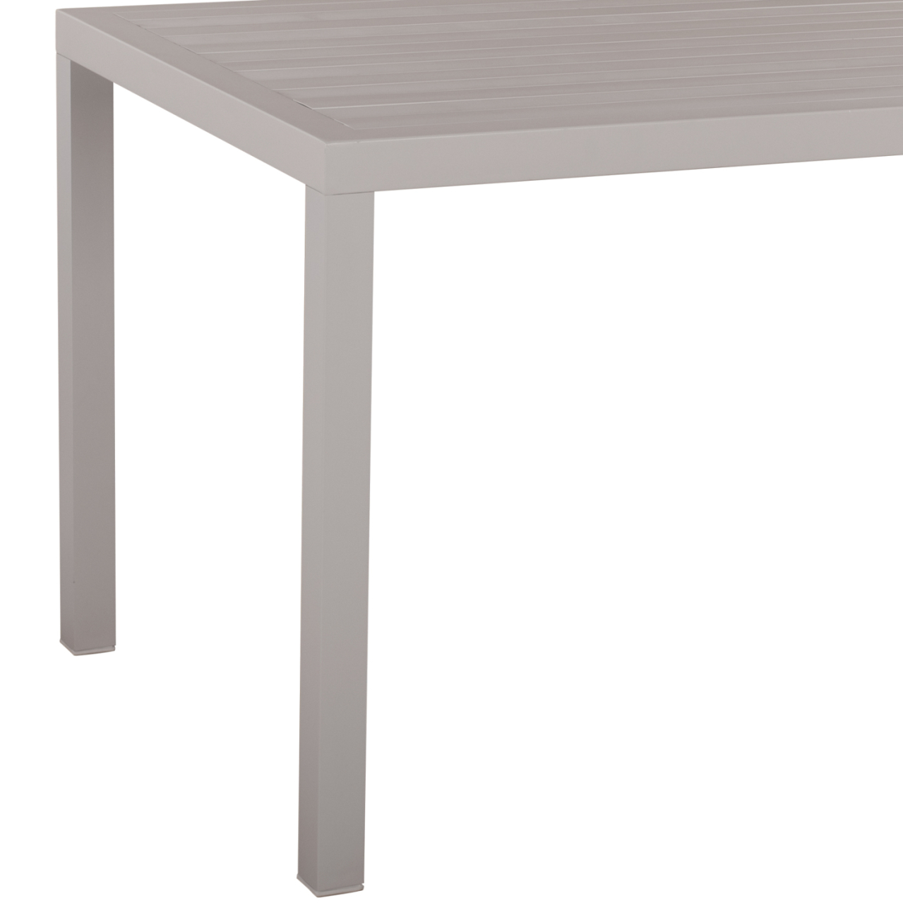 Aluminum Table 120x80 White HM5570.01 [5]