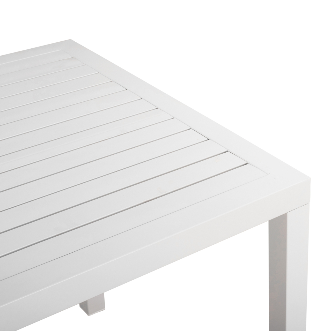 Aluminum Table 80x80 White HM5572.01 [6]