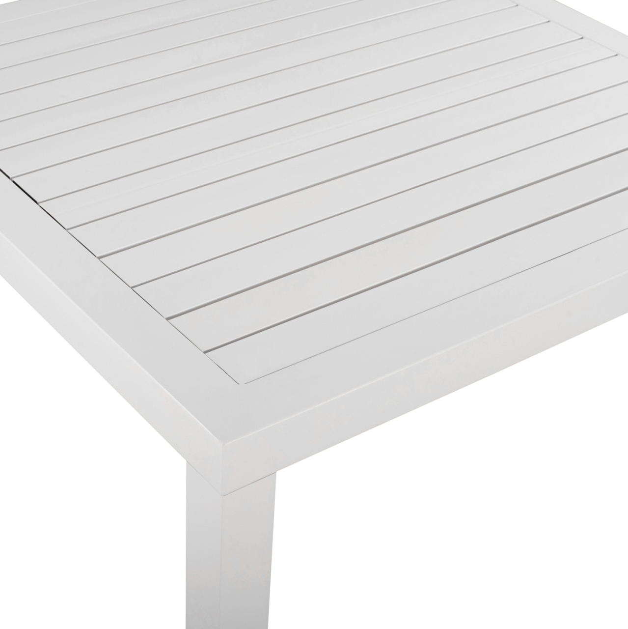 Aluminum Table 80x80 White HM5572.01 [4]