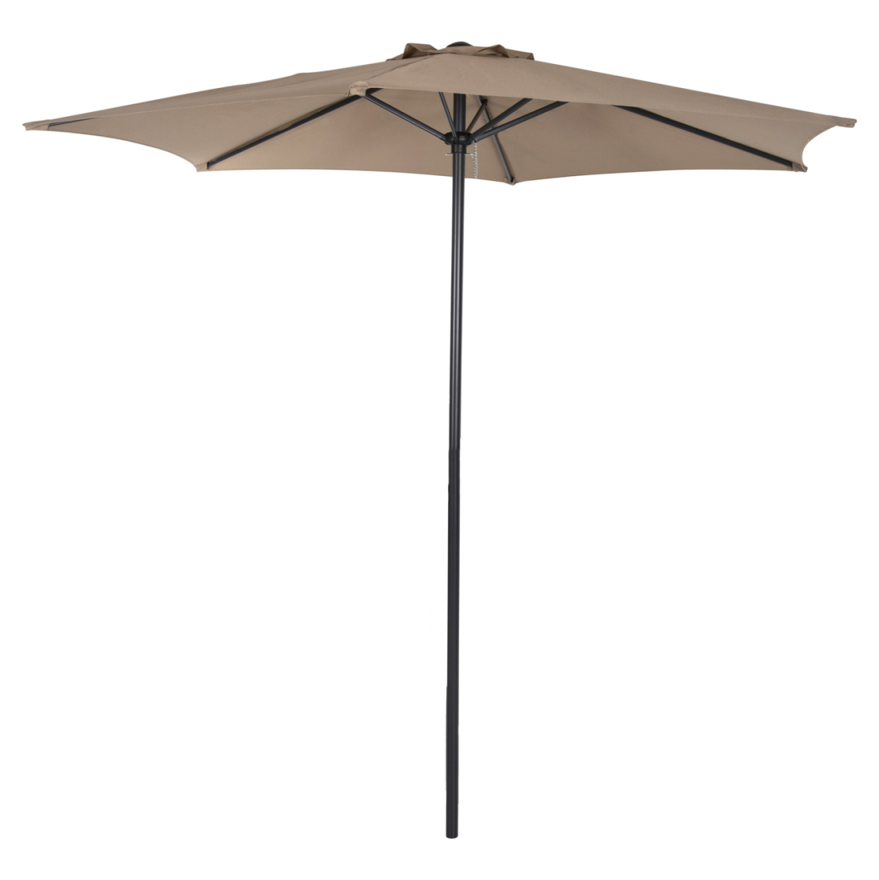 ALUMINUM UMBRELLA WITH 6 SPOKES KACEN HM6030.04 MOCHA-ANTHRACITE Φ250x236H cm. [3]