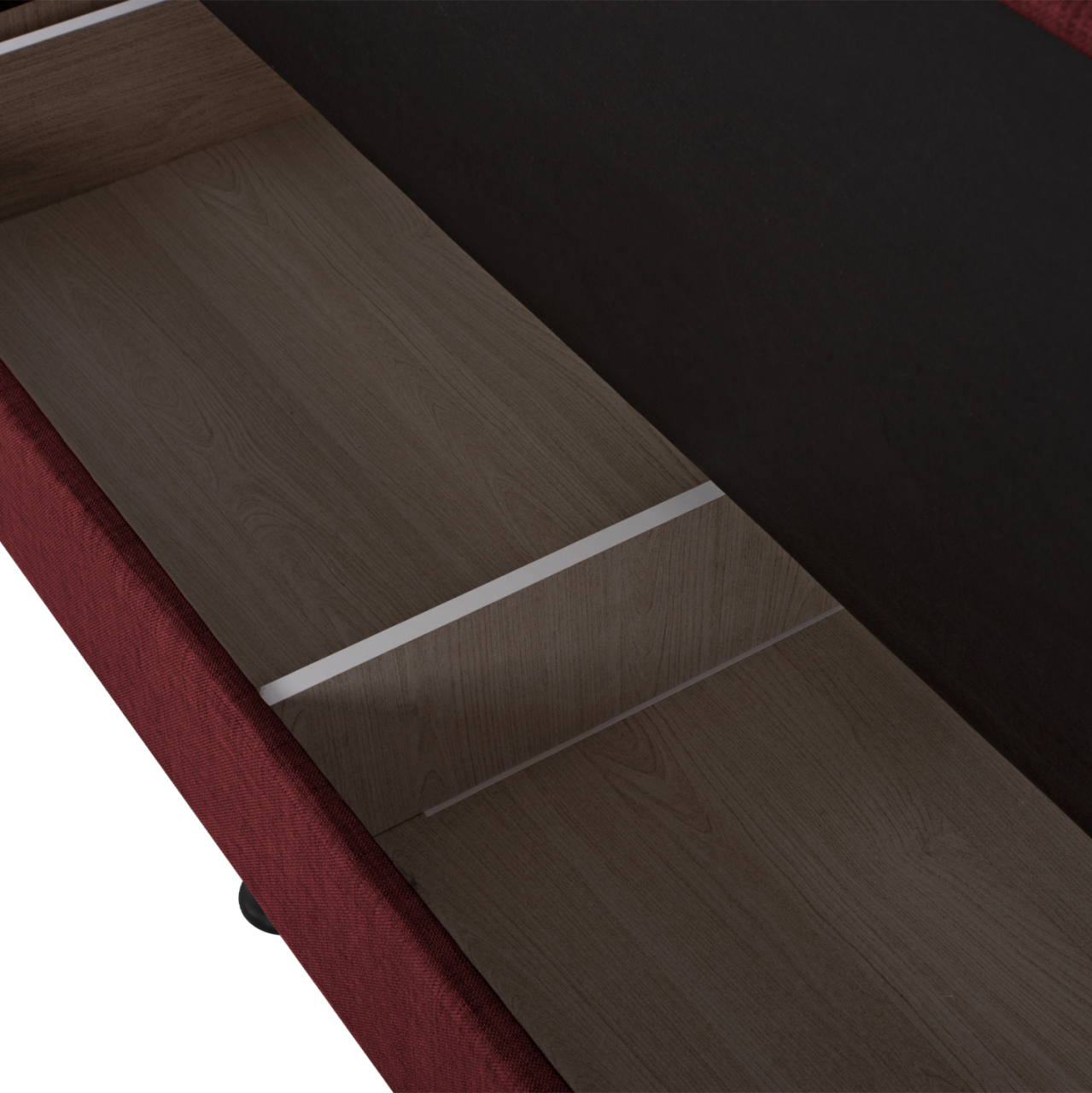 ANDRI HM3239.06, SOFA-BED, 3 SEATER, RED FABRIC [8]