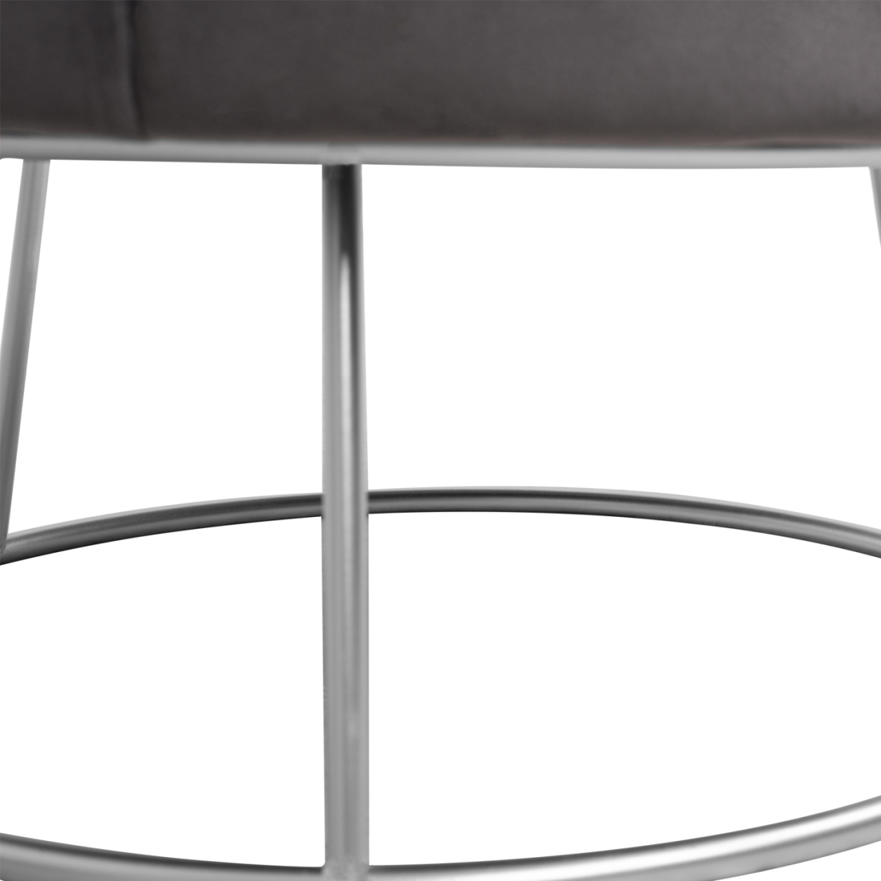 Armchair Arien HM8403.01,velvet grey,silver base 80x75x82cm [9]