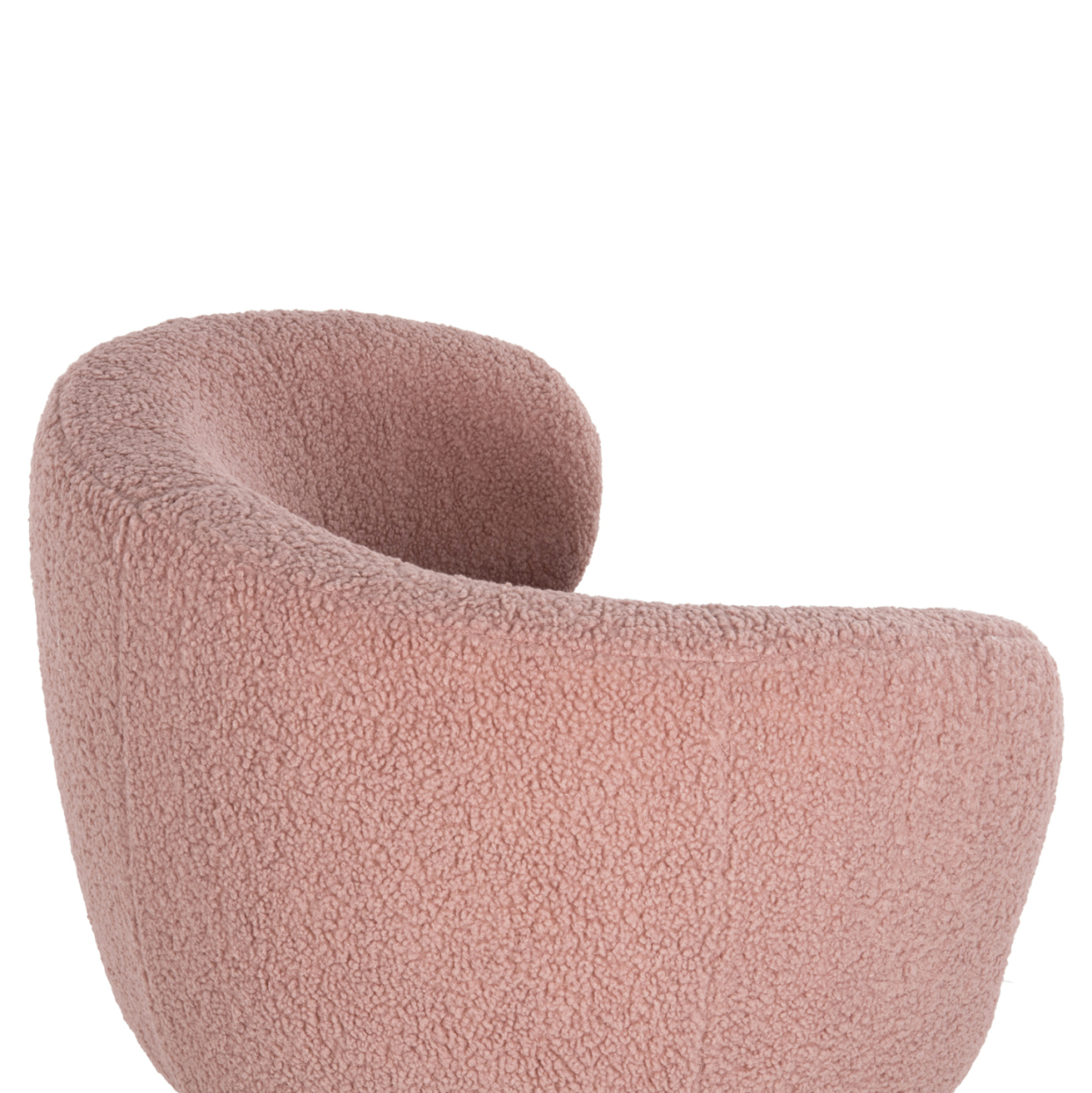 ARMCHAIR ARIEN HM8403.22 BOUCLE FABRIC IN DUSTY PINK-GOLD METAL BASE 78x75x84Hcm. [10]