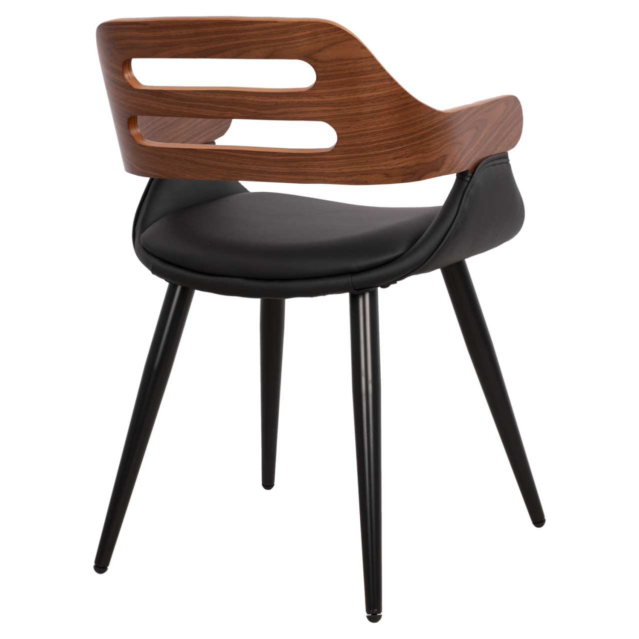 Armchair Auxiliary Superior Pro Walnut-Black PU HM8491.01 50x53x76cm [5]