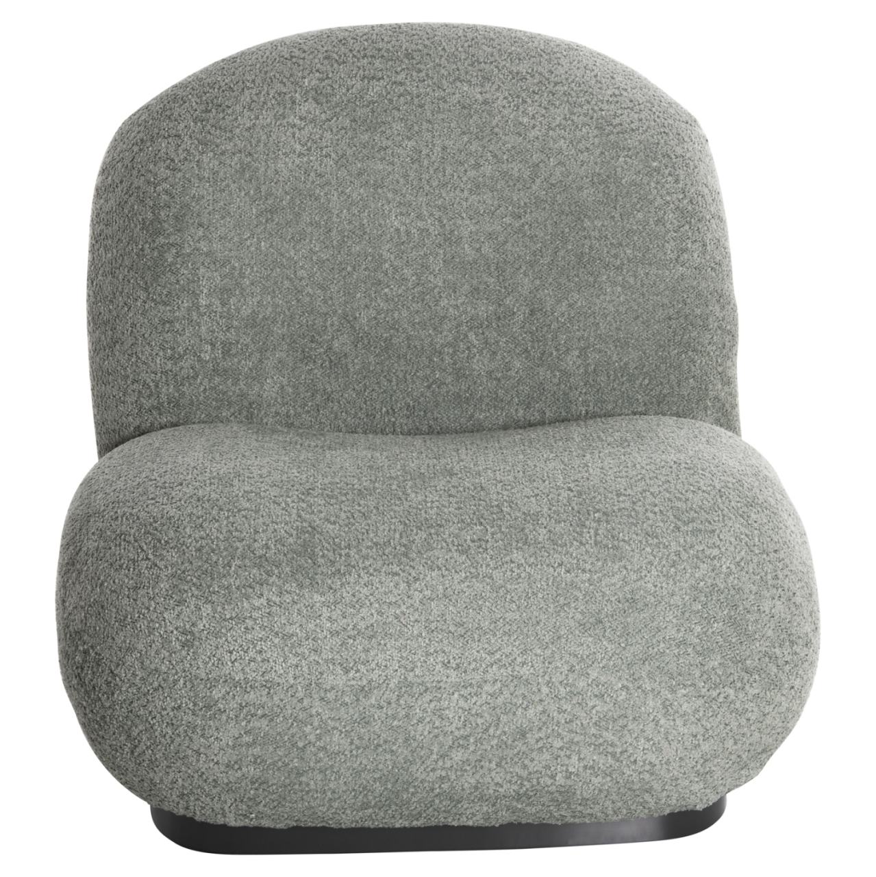 ARMCHAIR BEANY HM9591.05 PISTACHIO GREEN BOUCLE FABRIC 82x82x80Hcm. [3]
