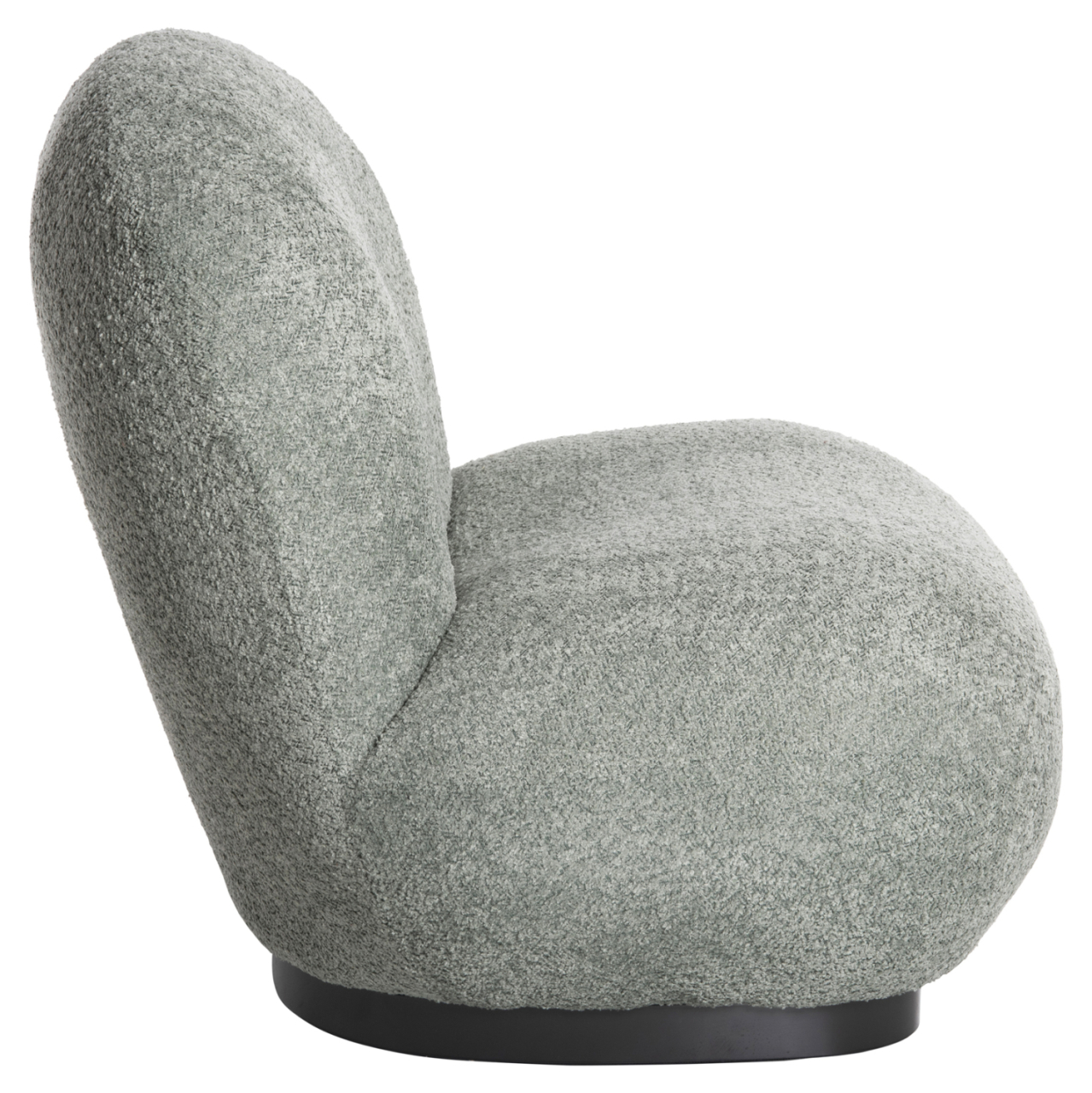 ARMCHAIR BEANY HM9591.05 PISTACHIO GREEN BOUCLE FABRIC 82x82x80Hcm. [4]