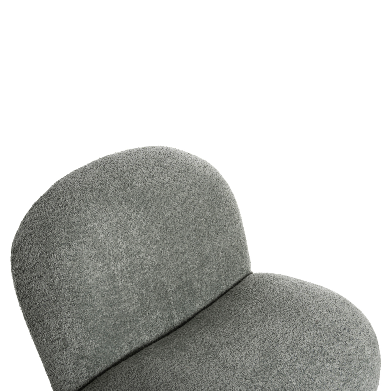 ARMCHAIR BEANY HM9591.05 PISTACHIO GREEN BOUCLE FABRIC 82x82x80Hcm. [8]
