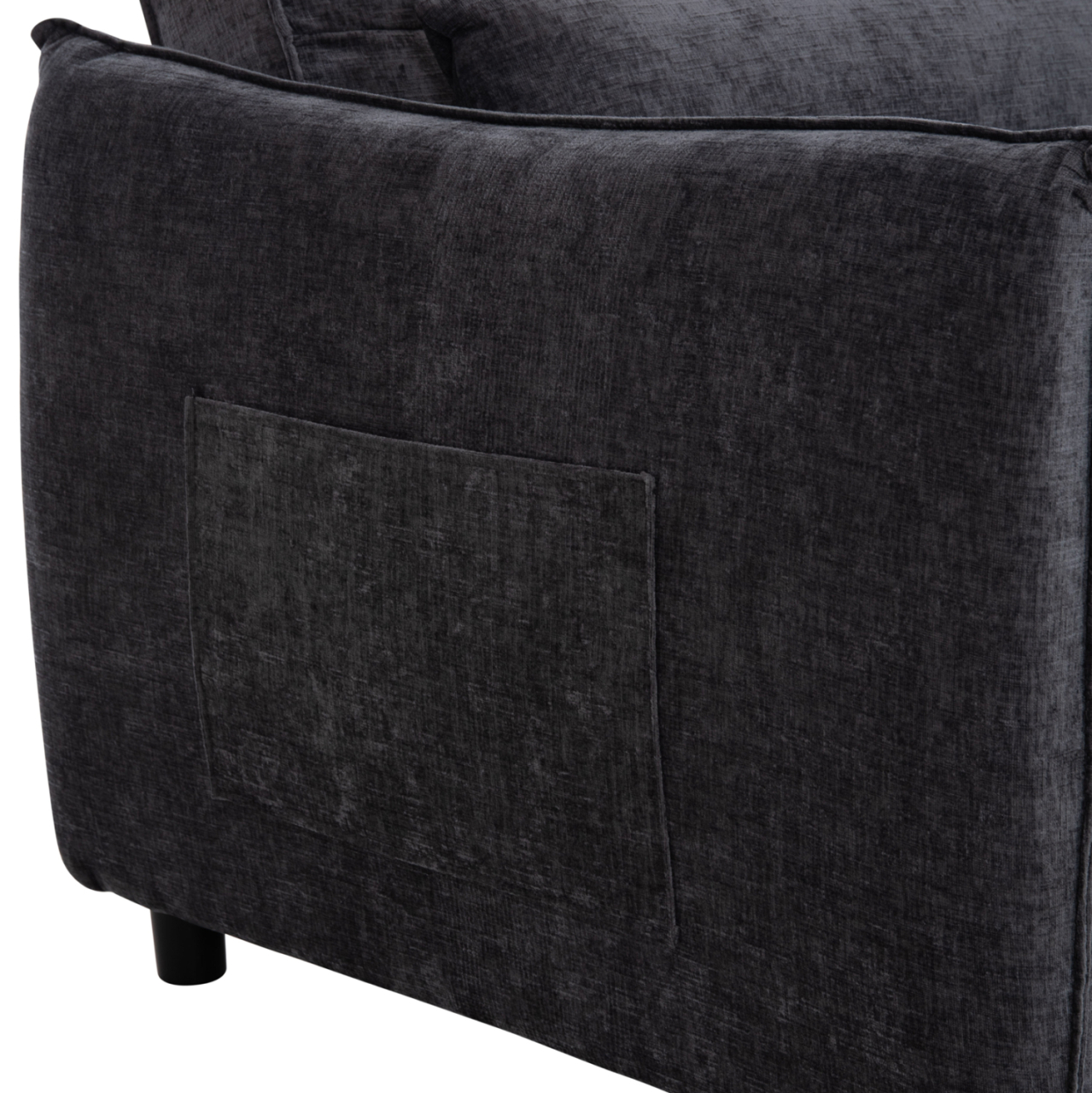 ARMCHAIR-BED ORYN HM3307.01 GREY FABRIC 85x88x78Hcm. [10]