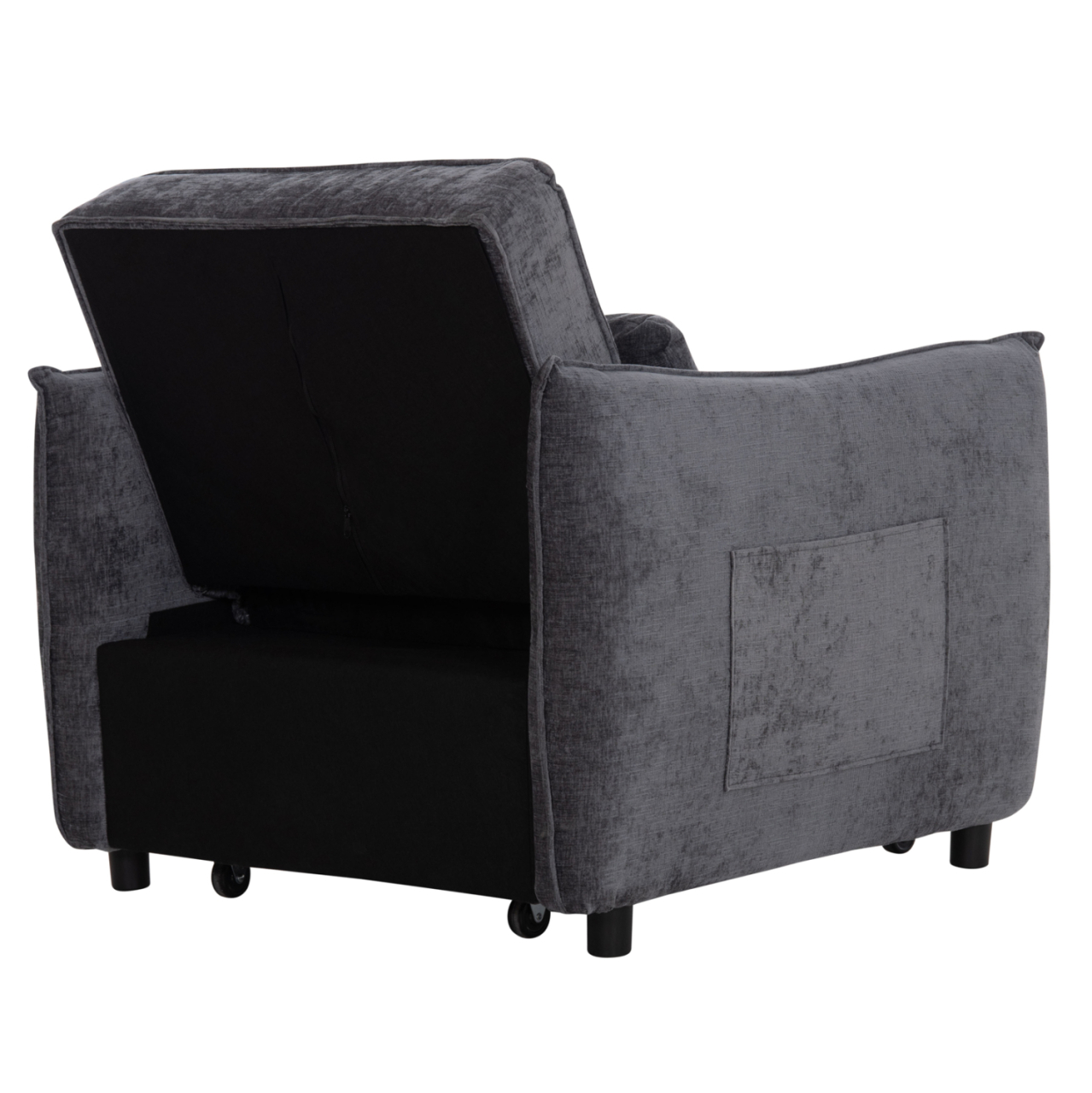 ARMCHAIR-BED ORYN HM3307.01 GREY FABRIC 85x88x78Hcm. [7]