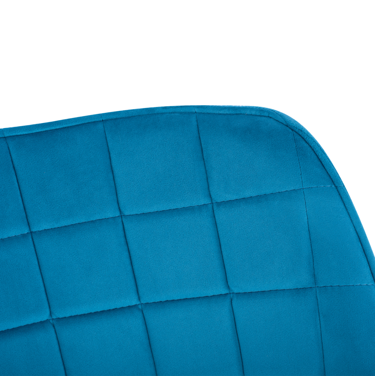 Armchair Benjamin from turquoise velvet with metallic legs HM8682.09 69x68x78 cm. [7]