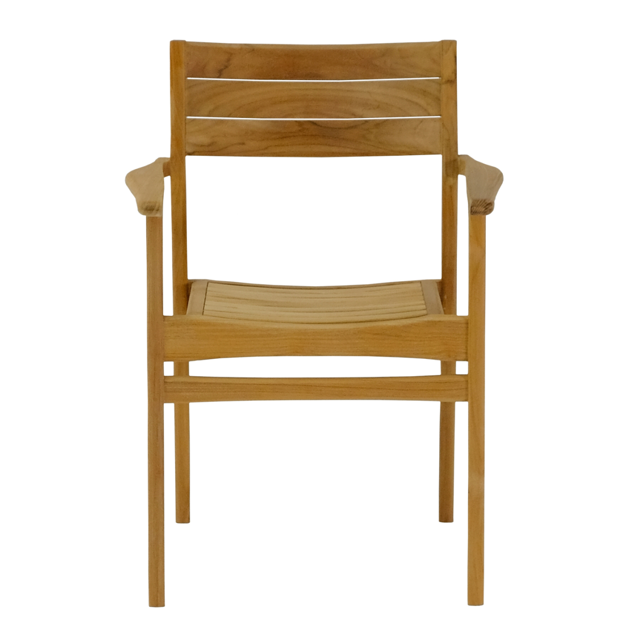 ARMCHAIR BOZZY HM9935 SOLID TEAK WOOD IN NATURAL 58x61x80.5H [2]