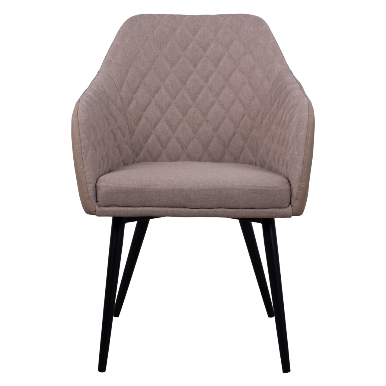 Armchair Charles HM8522.07 with fabric Beige and PU Beige 57x63x83 cm [3]