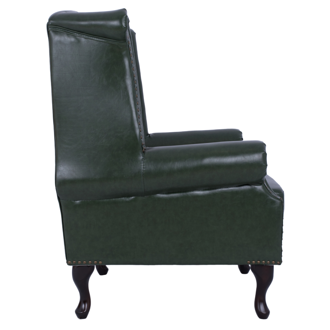 Armchair Chesterfield-type Polina, HM0053.08, Cypress Green PU 83x79x104 cm [4]