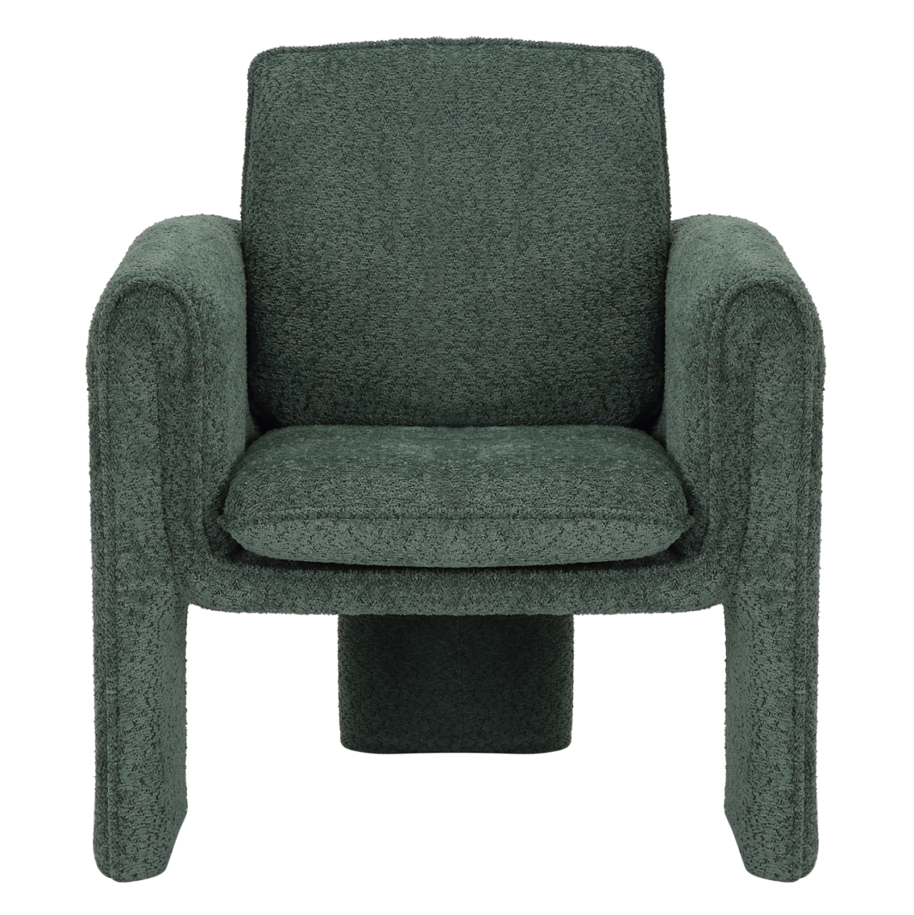 ARMCHAIR CRUSHER HM9681.06 MINT BOUCLE FABRIC-METAL FRAME 82x78x87Hcm. [3]