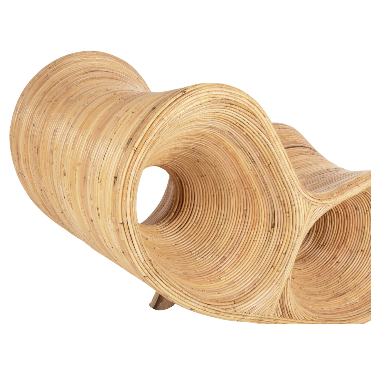 ARMCHAIR CURVY LOUNGE HM9645.01 RATTAN IN NATURAL COLOR 63x128x97Hcm. [7]