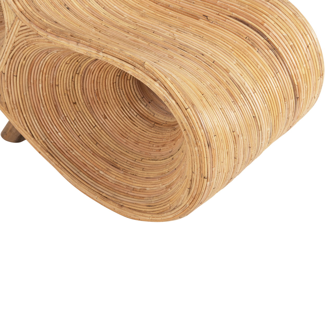 ARMCHAIR CURVY LOUNGE HM9645.01 RATTAN IN NATURAL COLOR 63x128x97Hcm. [8]