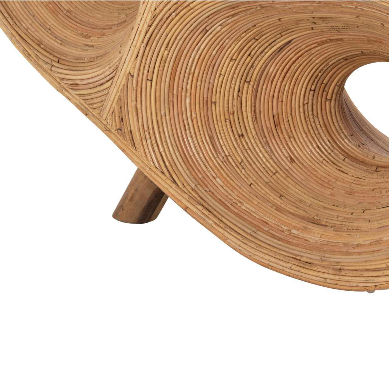 ARMCHAIR CURVY LOUNGE HM9645.01 RATTAN IN NATURAL COLOR 63x128x97Hcm. [9]