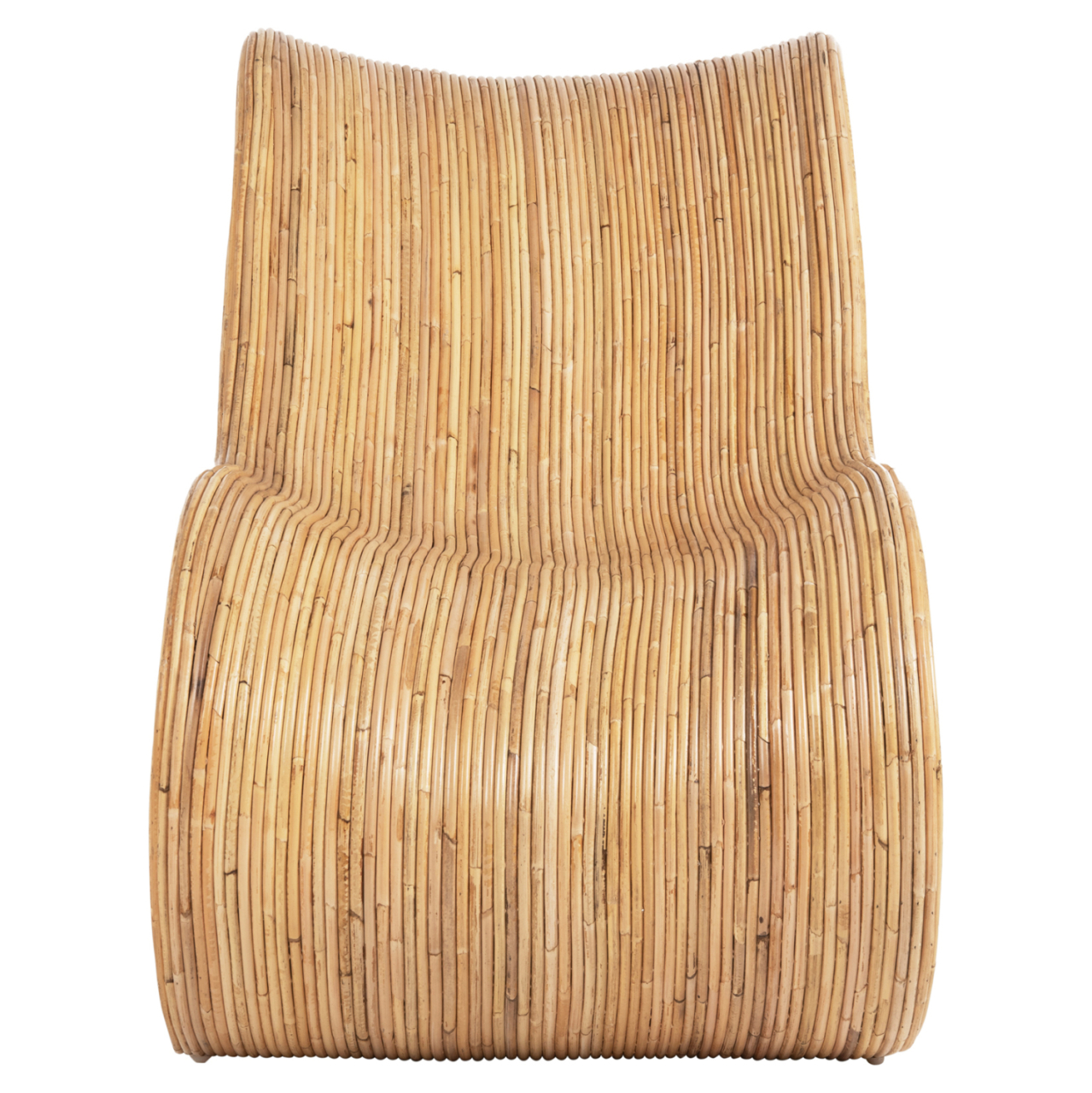 ARMCHAIR CURVY LOUNGE HM9645.01 RATTAN IN NATURAL COLOR 63x128x97Hcm. [3]