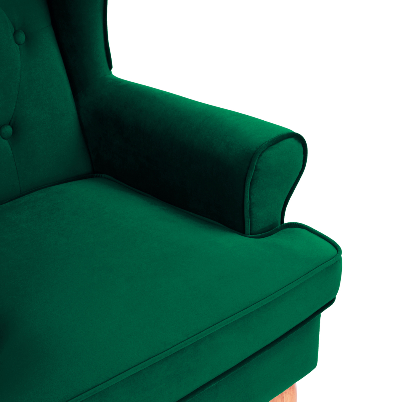 Armchair Cypress green velvet, 81x83x101, HM3073.13 [8]