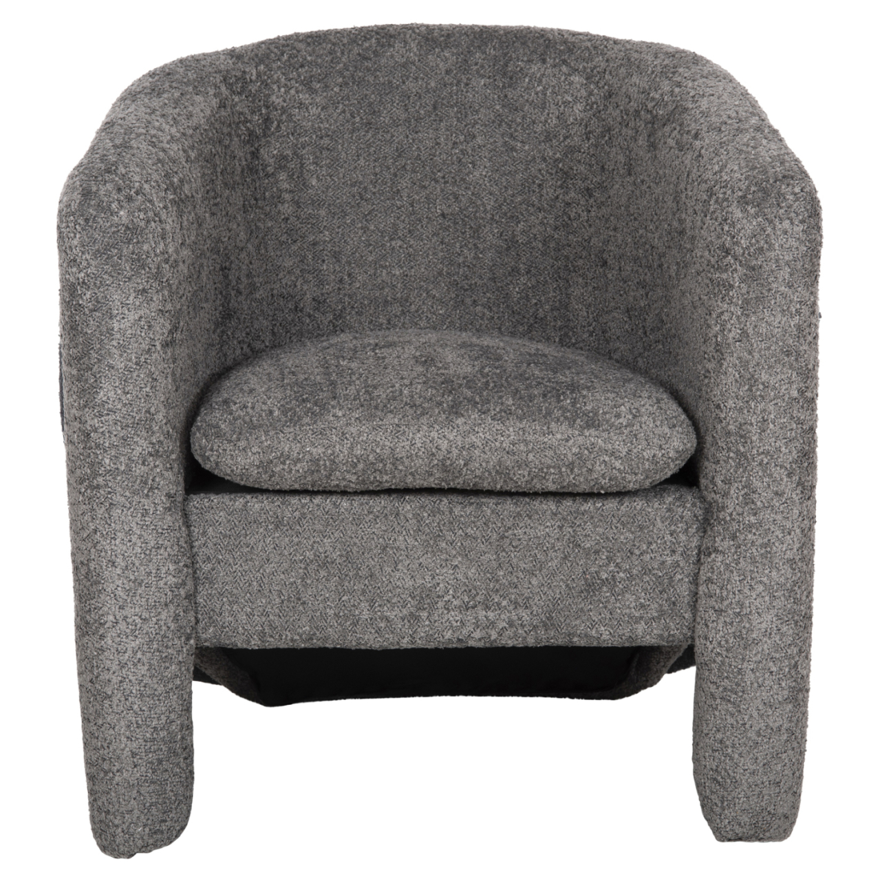 ARMCHAIR DOPER HM9590.01 BOUCLE FABRIC GREY-ANTHRACITE BLUE 68x72x76Hcm. [3]