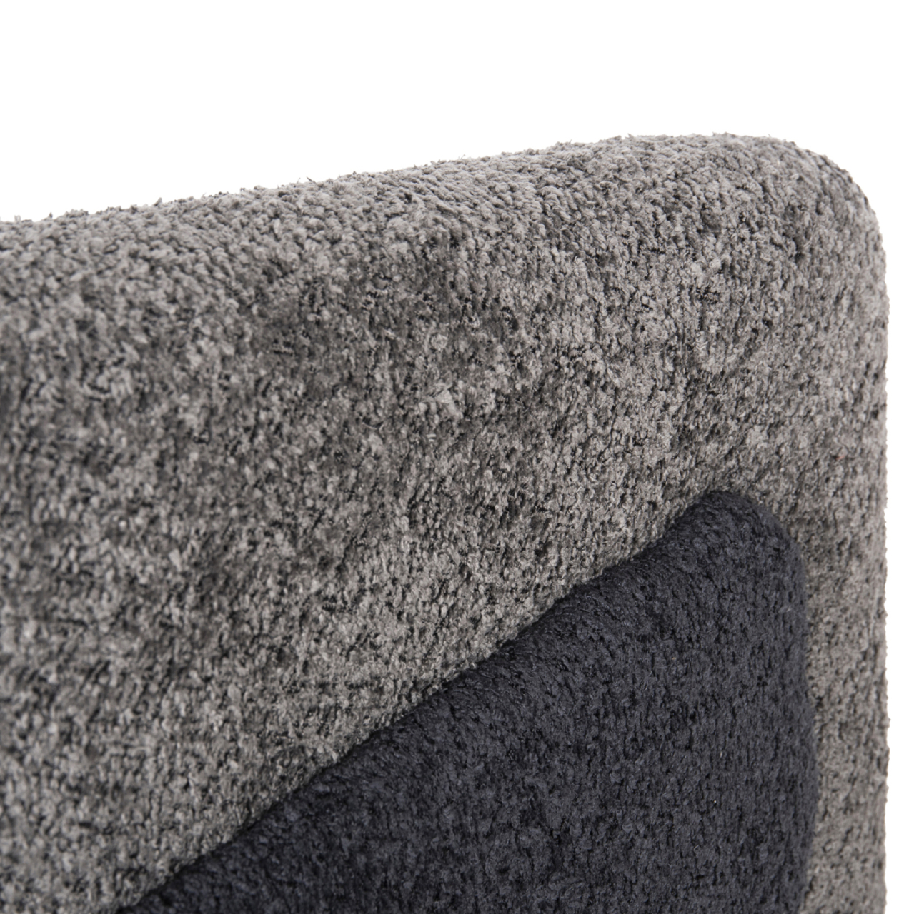 ARMCHAIR DOPER HM9590.01 BOUCLE FABRIC GREY-ANTHRACITE BLUE 68x72x76Hcm. [9]