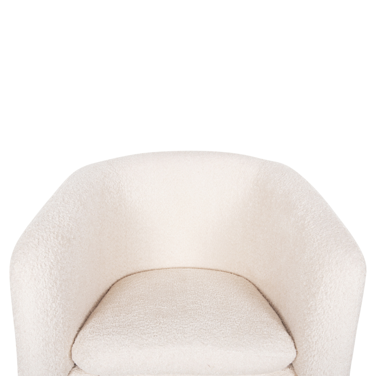 ARMCHAIR DOPER HM9590.06 BOUCLE FABRIC WHITE-GREY 68x72x76Hcm. [8]
