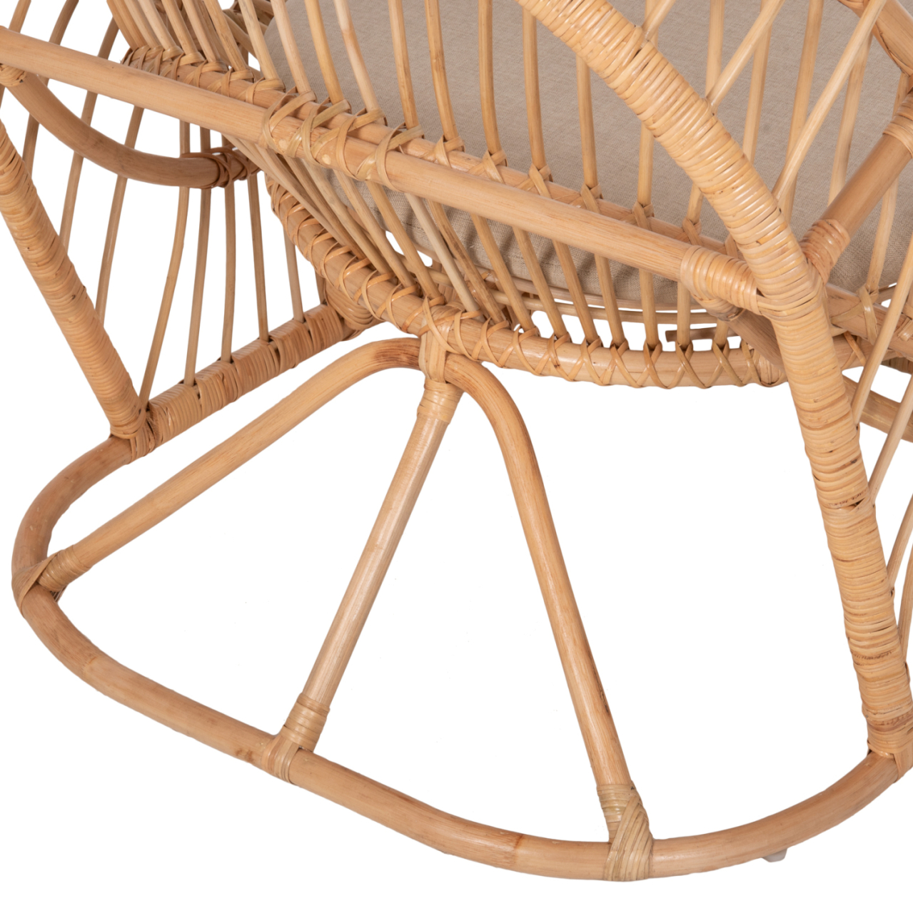 ARMCHAIR ENTROPY HM9840.01 RATTAN IN NATURAL-ECRU CUSHION 80x97x85Hcm. [10]