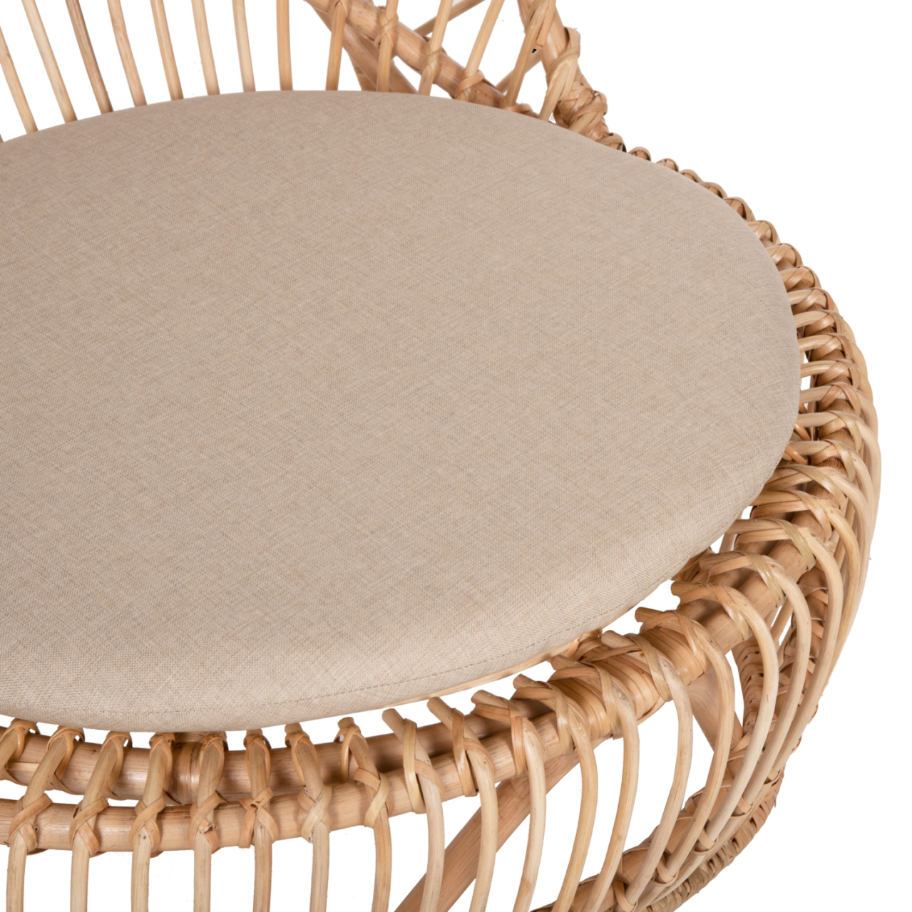 ARMCHAIR ENTROPY HM9840.01 RATTAN IN NATURAL-ECRU CUSHION 80x97x85Hcm. [7]