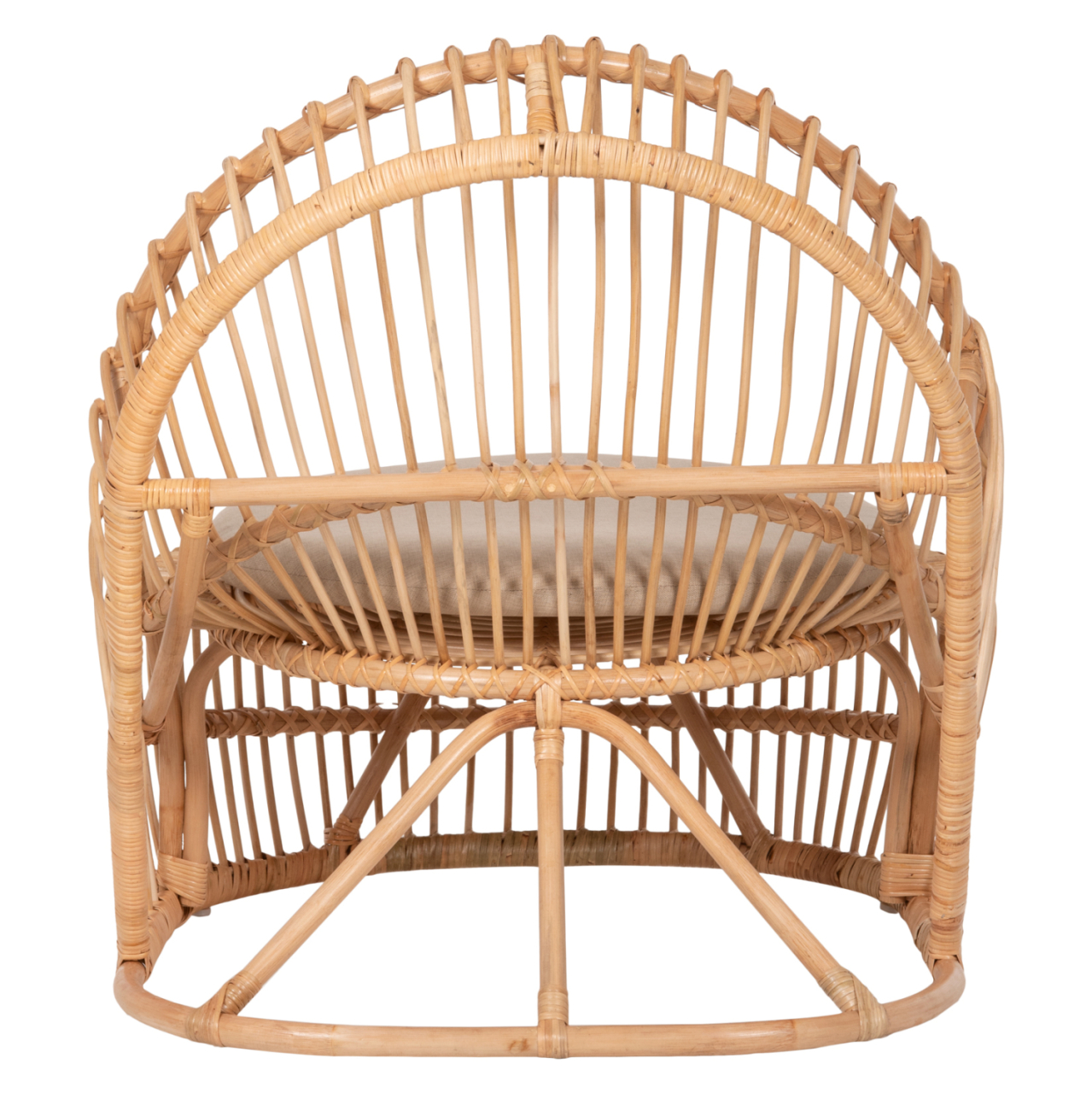 ARMCHAIR ENTROPY HM9840.01 RATTAN IN NATURAL-ECRU CUSHION 80x97x85Hcm. [6]