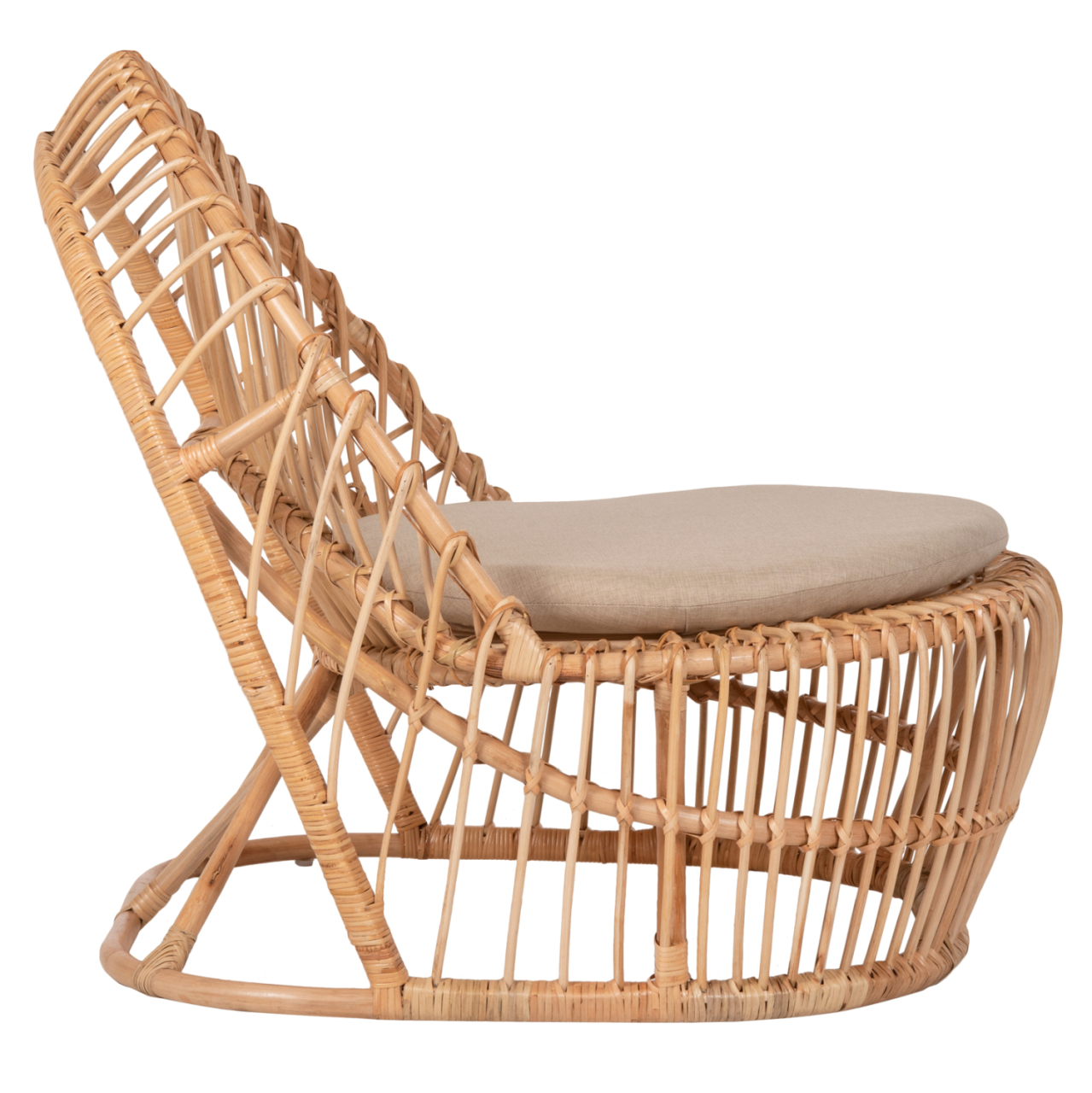 ARMCHAIR ENTROPY HM9840.01 RATTAN IN NATURAL-ECRU CUSHION 80x97x85Hcm. [4]