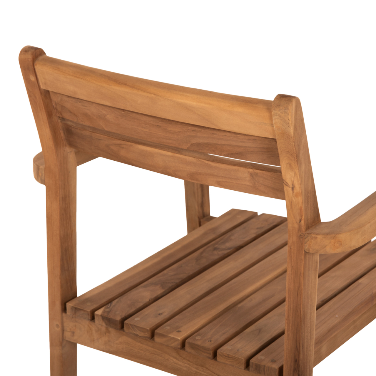 ARMCHAIR ERIETTA HM9534 TEAK WOOD IN NATURAL COLOR STACKABLE 60x54x87Hcm. [9]