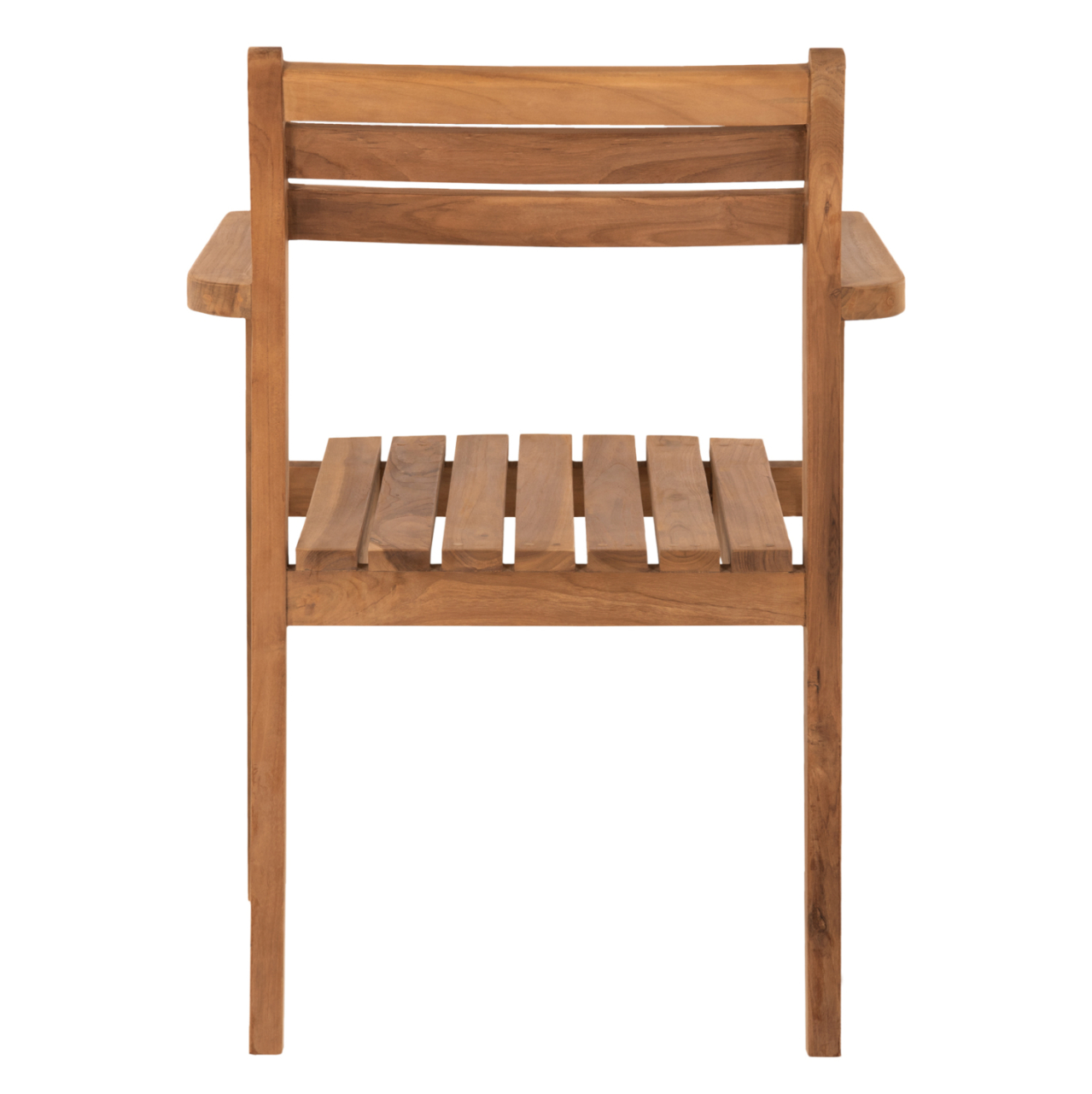 ARMCHAIR ERIETTA HM9534 TEAK WOOD IN NATURAL COLOR STACKABLE 60x54x87Hcm. [6]