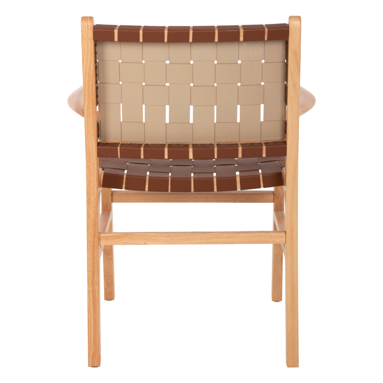ARMCHAIR FELIPE HM9328.01 TOON WOOD PU LEATHER BROWN 62x59x86Hcm. [6]