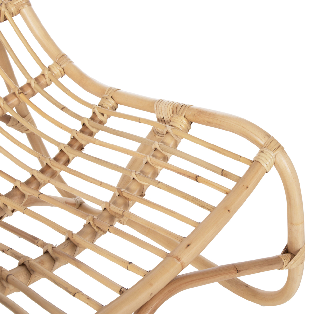 ARMCHAIR GRINN HM9815.01 RATTAN RODS IN NATURAL COLOR 56.5x73.5x79.5H cm. [7]