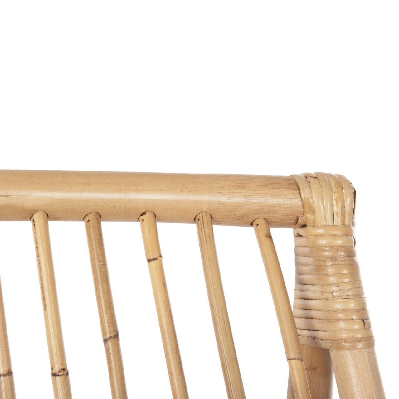 ARMCHAIR GRINN HM9815.01 RATTAN RODS IN NATURAL COLOR 56.5x73.5x79.5H cm. [8]
